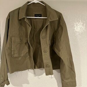 Love Tree Khaki Utility Jacket